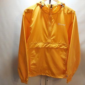 Champion YellowI Wind Breaker Women's Size Small Half Zip